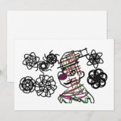 Kleiner Winter Feiertagskarte (Vorne/Hinten)