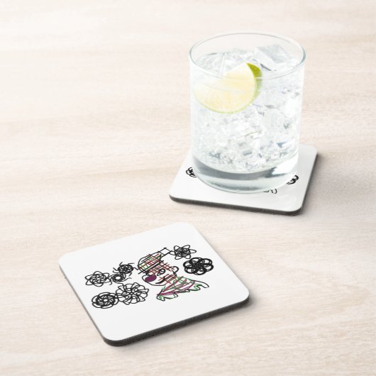 Kleiner Winter Getränkeuntersetzer (Rechte Seite)