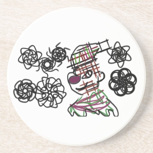 Kleiner Winter Getränkeuntersetzer (Vorne)