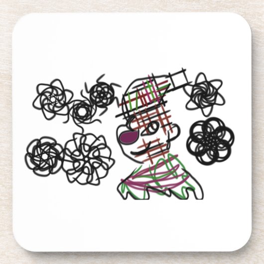 Kleiner Winter Getränkeuntersetzer (Vorderseite)