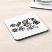 Kleiner Winter Getränkeuntersetzer (Linke Seite)