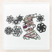 Kleiner Winter Glasuntersetzer (Vorderseite)