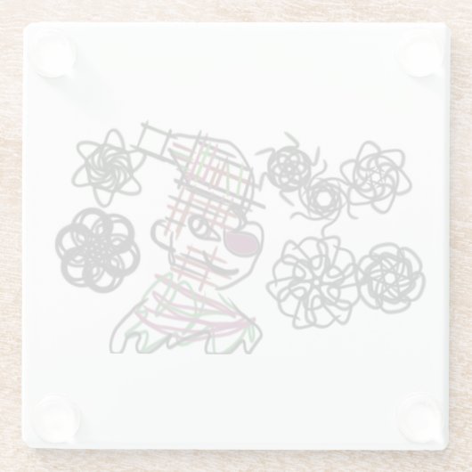 Kleiner Winter Glasuntersetzer (Rückseite)