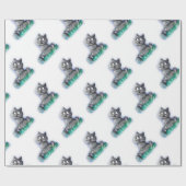 Kleiner Wolf Geschenkpapier (Flach)