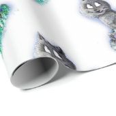 Kleiner Wolf Geschenkpapier (Rolleneckpunkt)