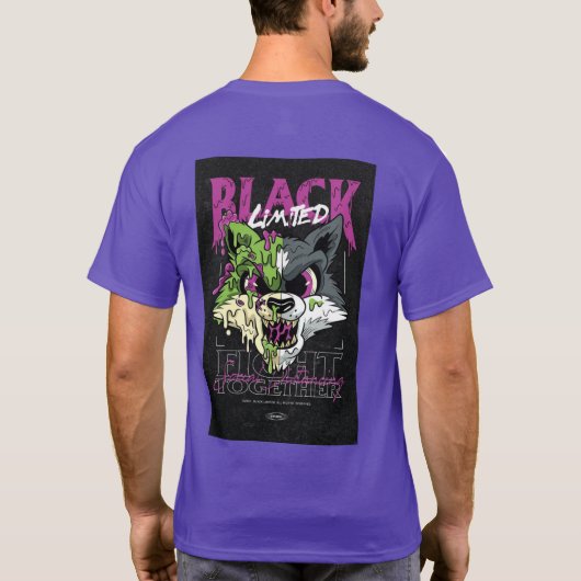 Kleiner Wolf T-Shirt (Rückseite)