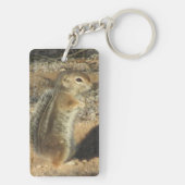 Kleiner Wüsten-Eichhörnchen-Schlüsselanhänger Schlüsselanhänger (Rückseite)