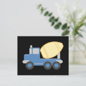 Kleiner Zement-LKW Postkarte (Stehend Vorderseite)