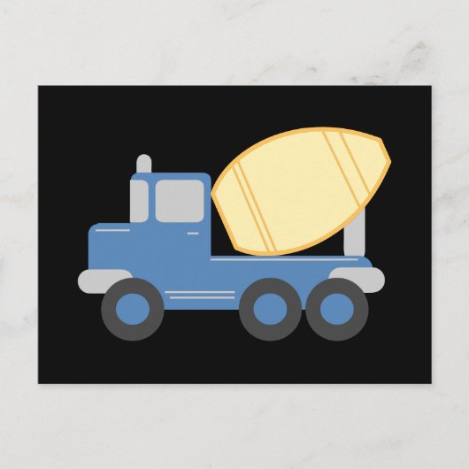 Kleiner Zement-LKW Postkarte (Vorderseite)