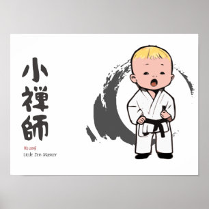 Kleiner Zen-Meister Poster