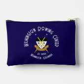 Kleiner Zip Pouch Blau Zubehörtasche (Rückseite)