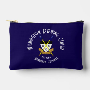 Kleiner Zip Pouch Blau Zubehörtasche
