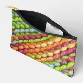 Kleiner Zipper-Beutel mit Nah-up-Foto Zubehörtasche (Offen)