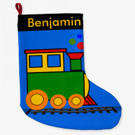 Kleiner Zug Motor Weihnachten Strumpf Großer Weihnachtsstrumpf