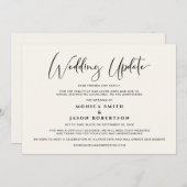 Kleinere Aktualisierung der Pläne Ankündigung (Vorne/Hinten)