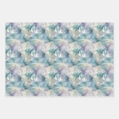 Kleinere Druckpasten aus Palmblättern Gemustert Geschenkpapier Set (Vorderseite 3)