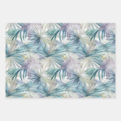 Kleinere Druckpasten aus Palmblättern Gemustert Geschenkpapier Set (Vorderseite)