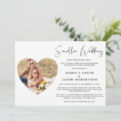 Kleinere Hochzeitsmusik Foto Rahmen Elegant Ankündigung (Stehend Vorderseite)