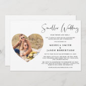 Kleinere Hochzeitsmusik Foto Rahmen Elegant Ankündigung (Vorne/Hinten)