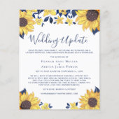 Kleinere Hochzeitsupdate Sonnenblumen (Vorderseite)