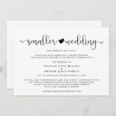 Kleinere Hochzeitwechsel - Herz Ankündigung (Vorne/Hinten)