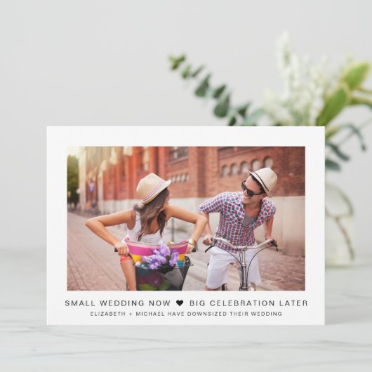 Kleinere Micro-Hochzeiten jetzt Feiern später im F (Stehend Vorderseite)