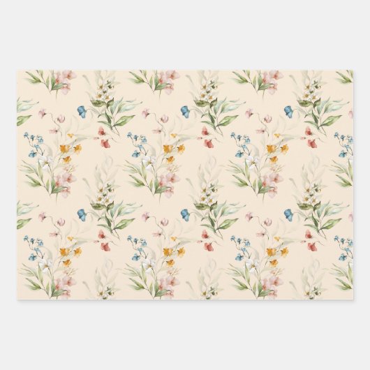 Kleinere Print Niederländisch StillLife Floral Art Geschenkpapier Set (Vorderseite 3)