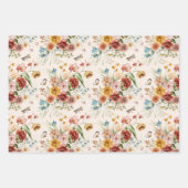 Kleinere Print Niederländisch StillLife Floral Art Geschenkpapier Set (Vorderseite 2)