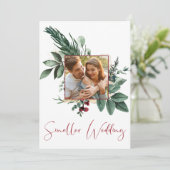 Kleinere Weihnachtsgrün des Fotos Ankündigung (Stehend Vorderseite)