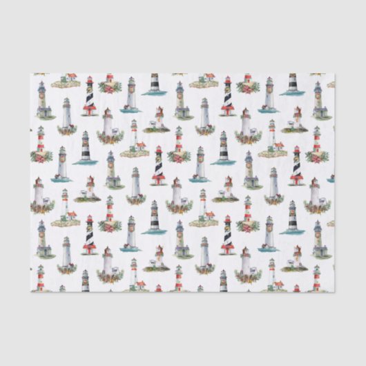 Kleinere Weihnachtslichthäuser Weiß Seidenpapier (Vorderseite)