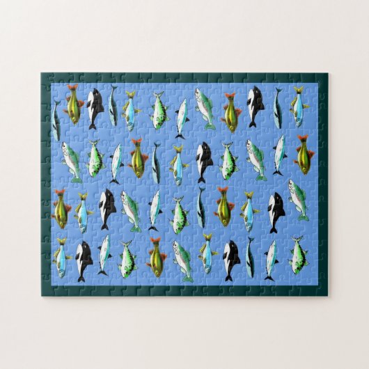 Kleineres Fischpuzzle Puzzle (Horizontal)