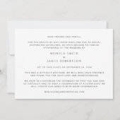 Kleineres heruntergestuftes Hochzeitssemble Foto M Ankündigung (Rückseite)