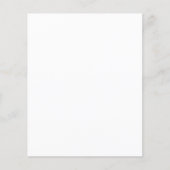 Kleines 4,5" x 5,6" Blank Budget Einladung Hochzei (Vorderseite)