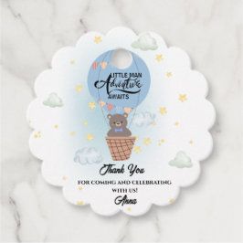 Kleines Abenteuer erwartet Bärendusche Geschenkanhänger