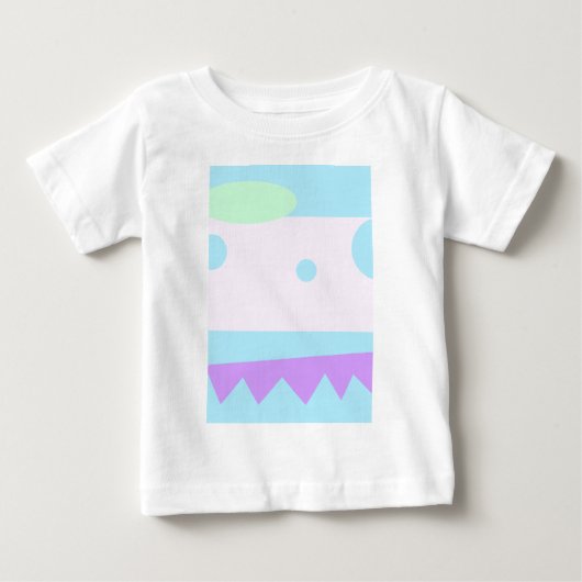 Kleines Abstraktes Monster - Kinder Baby T-shirt (Vorderseite)