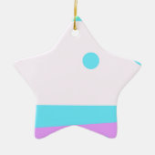 Kleines Abstraktes Monster oder Abstrakte Landscha Keramik Ornament (Vorne)