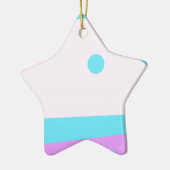 Kleines Abstraktes Monster oder Abstrakte Landscha Keramik Ornament (Links)