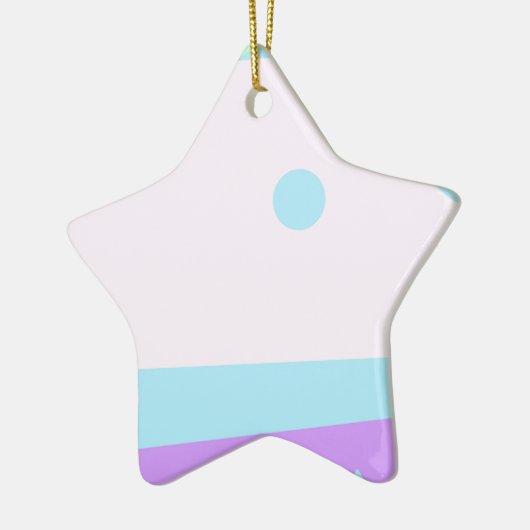 Kleines Abstraktes Monster oder Abstrakte Landscha Keramik Ornament (Links)