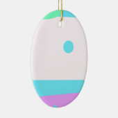 Kleines Abstraktes Monster oder Abstrakte Landscha Keramikornament (Rechts)