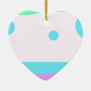 Kleines Abstraktes Monster oder Abstrakte Landscha Keramikornament