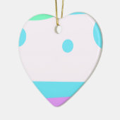 Kleines Abstraktes Monster oder Abstrakte Landscha Keramikornament (Links)