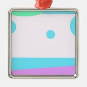 Kleines Abstraktes Monster oder Abstrakte Landscha Ornament Aus Metall (Vorne)