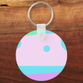 Kleines Abstraktes Monster oder Abstrakte Landscha Schlüsselanhänger (Vorderseite)