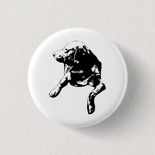 Kleines Abzeichen: Labrador Button (Vorderseite)