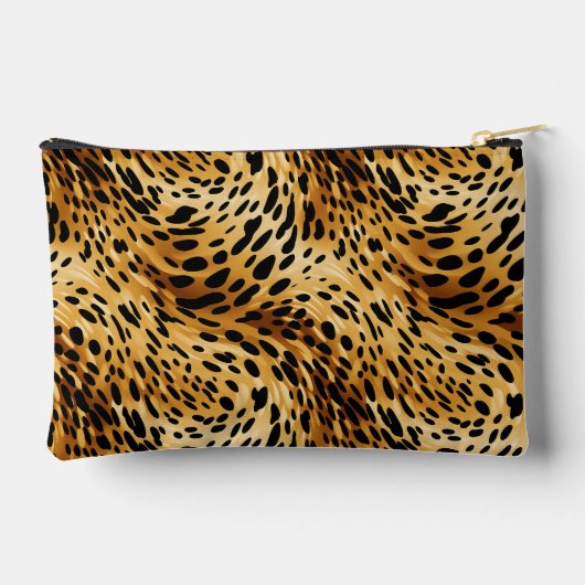 Kleines Accessoire Pouch Leopard Print Zubehörtasche (Rückseite)