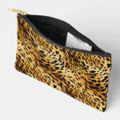 Kleines Accessoire Pouch Leopard Print Zubehörtasche (Offen)