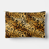 Kleines Accessoire Pouch Leopard Print Zubehörtasche (Vorderseite)