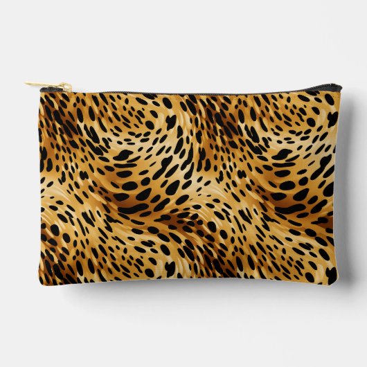 Kleines Accessoire Pouch Leopard Print Zubehörtasche (Vorderseite)