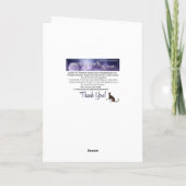 Kleines Agnus-Mädchen-Denken Sie an Ihre Grußkarte Karte (Rückseite)