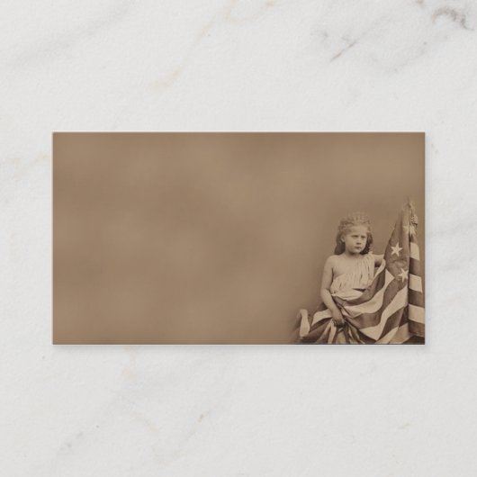 Kleines Americanamädchen-Prim Geschäfts-Karten Visitenkarte (Vorderseite)